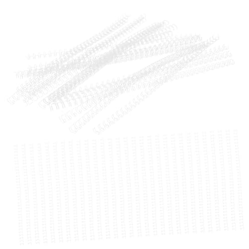 SEWACC 100 Stück Metall Binderinge Doppeldraht Buchbinderinge Weiß Bürobedarf Schreibwaren Zubehör für Notizbücher und Karteikarten Organizer SEWACC 100 Stück Metall Binderinge Doppeldraht Buchbinderinge Weiß Bürobedarf Schreibwaren Zubehör für Notizbücher und Karteikarten Organizer von SEWACC