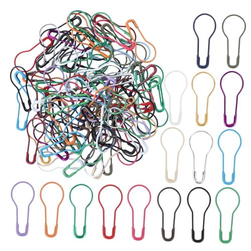 SEWACC 100 Stück Metall Kalebassen Sicherheitsnadeln Bunte Mixfarben Robustes Eisen Vielseitig für Stricken Nähen DIY Handwerk Praktische Anstecknadeln für Kleidung und Bastelprojekte SEWACC 100 Stück Metall Kalebassen Sicherheitsnadeln Bunte Mixfarben Robustes Eisen Vielseitig für Stricken Nähen DIY Handwerk Praktische Anstecknadeln für Kleidung und Bastelprojekte von SEWACC