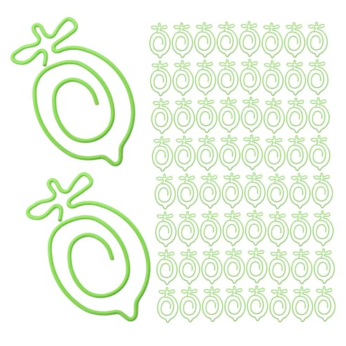 SEWACC 100 Stück Metall-zitronen Büroklammern Kleine Robuste Draht-bookmark Clips für Dokumentenorganisation Vielseitig Einsetzbar als Lesezeichen und Aktenklammern für Büro und Schule SEWACC 100 Stück Metall-zitronen Büroklammern Kleine Robuste Draht-bookmark Clips für Dokumentenorganisation Vielseitig Einsetzbar als Lesezeichen und Aktenklammern für Büro und Schule von SEWACC