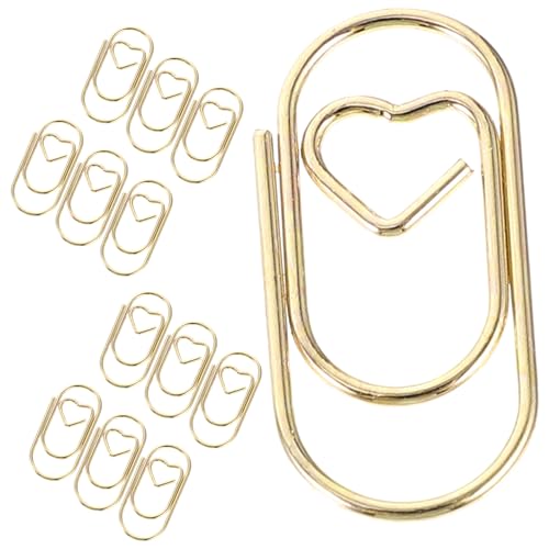 SEWACC 100 Stück Mini Metallklammern Kleine Büroklammern Stabile Aktenklammern für Dokumente und Bastelarbeiten Vielseitige Kleine Clips für Büro und Alltag Goldfarben SEWACC 100 Stück Mini Metallklammern Kleine Büroklammern Stabile Aktenklammern für Dokumente und Bastelarbeiten Vielseitige Kleine Clips für Büro und Alltag Goldfarben von SEWACC