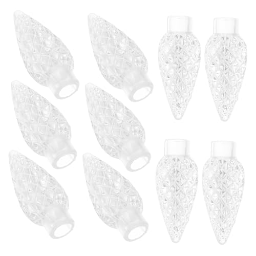 SEWACC 100 Stück Multifunktionale Lampenschirme für Lichterketten Transparente Glühbirnenabdeckungen für und Außenbereich Dekorative Lichtkappen für Garten und Zuhause SEWACC 100 Stück Multifunktionale Lampenschirme für Lichterketten Transparente Glühbirnenabdeckungen für und Außenbereich Dekorative Lichtkappen für Garten und Zuhause von SEWACC