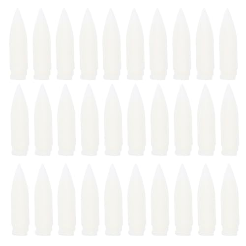 SEWACC 100 Stück Nachfüllbare Nylon Pinselspitzen für Künstler Kompatibel mit Verschiedenen Markern für Kreative Projekte von SEWACC