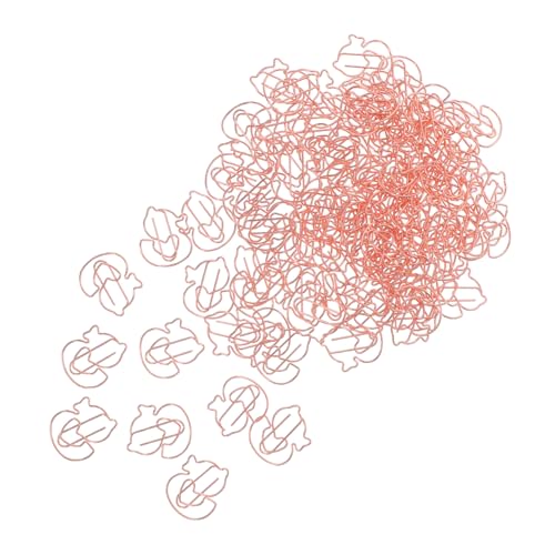 SEWACC 100 Stück Niedliche Enten Büroklammern aus Metall Kleine Tierförmige Paper Clips Originelle Büroklammern für Schule Büro und Dokumentenorganisation Tragbar und Robust von SEWACC