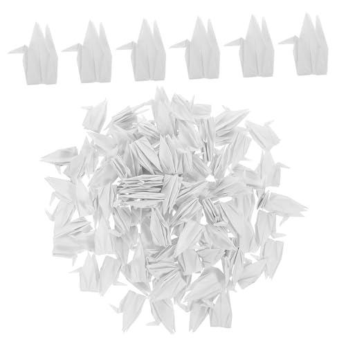SEWACC 100 Stück Origami Kraniche Fotografie Requisite Faltbare Origami Dekoration Papierkranich Verzierungen Papierkranich Bastelarbeiten Papier Kraniche SEWACC 100 Stück Origami Kraniche Fotografie Requisite Faltbare Origami Dekoration Papierkranich Verzierungen Papierkranich Bastelarbeiten Papier Kraniche von SEWACC