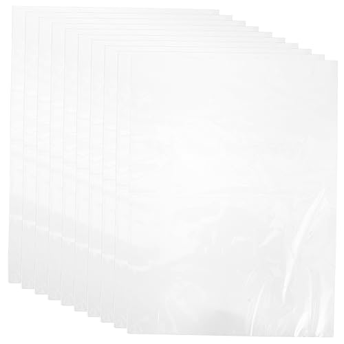 SEWACC 100 Stück PVC Schrumpfbeutel Transparente Verpackungsfolie für Vielseitige Anwendungen Schutz von Gegenständen vor Kratzern und Bruch Hitzebeständig und Langlebig Einfach mit Föhn von SEWACC
