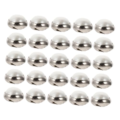 SEWACC 100 Stück Perlenknöpfe Silber Mini Knöpfe zum Annähen für Puppenkleidung DIY Handarbeit Nähzubehör für Puppenkleider Blusen Mäntel und Bastelprojekte SEWACC 100 Stück Perlenknöpfe Silber Mini Knöpfe zum Annähen für Puppenkleidung DIY Handarbeit Nähzubehör für Puppenkleider Blusen Mäntel und Bastelprojekte von SEWACC