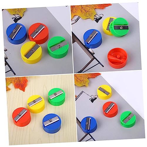 SEWACC 100 Stück Plastikrunder Anspitzer Handheld Anspitzer für Schulbedarf Zufällige Farben für Schüler und Kreative Bastelprojekte Zufällige Farbe Zufällige Farbe SEWACC 100 Stück Plastikrunder Anspitzer Handheld Anspitzer für Schulbedarf Zufällige Farben für Schüler und Kreative Bastelprojekte Zufällige Farbe Zufällige Farbe von SEWACC