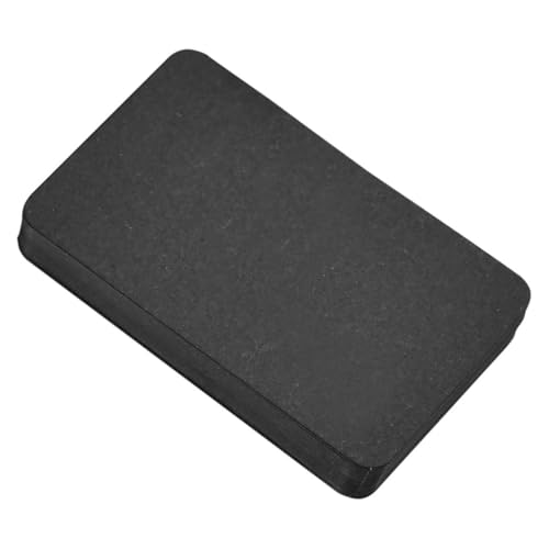 SEWACC 100 Stück Schwarze Blanko Karteikarten Papier Mini Flashcards für Englisch Vokabeln Notizen DIY Karteikarten Schule Büro Multifunktional Handschriftlich Beschreibbar von SEWACC