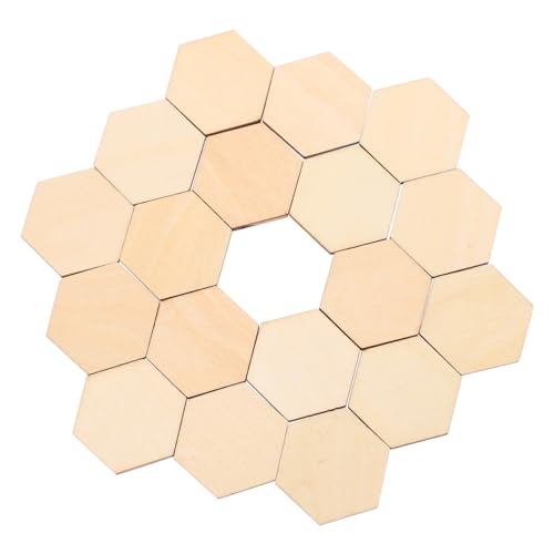 SEWACC 100 Stück Sechseckige Holzornamente aus Hochwertigem Buchenholz Glatte Oberfläche DIY Bastelmaterial für Hochzeit Geburtstag und Weihnachtsdeko Natürliche Holzverzierungen SEWACC 100 Stück Sechseckige Holzornamente aus Hochwertigem Buchenholz Glatte Oberfläche DIY Bastelmaterial für Hochzeit Geburtstag und Weihnachtsdeko Natürliche Holzverzierungen von SEWACC