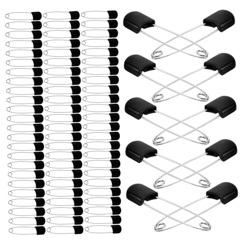SEWACC 100 Stück Sicherheitsnadeln für Extra Große Dekorative Nadelclips für Stoffwindeln Nähprojekte und Hautfreundlich und Langlebig SEWACC 100 Stück Sicherheitsnadeln für Extra Große Dekorative Nadelclips für Stoffwindeln Nähprojekte und Hautfreundlich und Langlebig von SEWACC