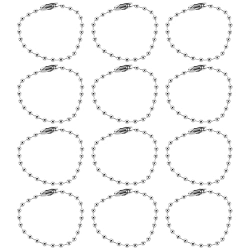 SEWACC 100 Stück Silberne Kugelkette für Schmuckherstellung Verstellbare Halskette Elektropoliertem Metall für Diy Projekte und Accessoires SEWACC 100 Stück Silberne Kugelkette für Schmuckherstellung Verstellbare Halskette Elektropoliertem Metall für Diy Projekte und Accessoires von SEWACC