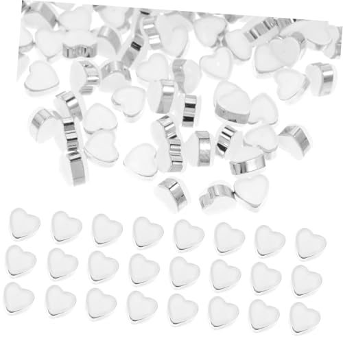 SEWACC 100 Stück Silikon Ohrstecker Verschluss Herzform Ohrstecker Stopper Sicherer Ersatz Leicht DIY Schmuckzubehör für Damen und Bastler SEWACC 100 Stück Silikon Ohrstecker Verschluss Herzform Ohrstecker Stopper Sicherer Ersatz Leicht DIY Schmuckzubehör für Damen und Bastler von SEWACC
