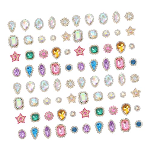SEWACC 100 Stück Sonnenblumen Ornamente für Nähprojekte Dekorative Steinchen für Kleidung und Accessoires von SEWACC