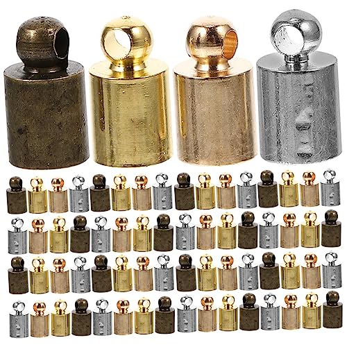 SEWACC 100 Stück Tassel Endkappen aus Sicherem Kupfer Bunte Mini Quasten Anhänger DIY Schmuckzubehör für Taschenanhänger Schlüsselanhänger Halsketten und Armbänder SEWACC 100 Stück Tassel Endkappen aus Sicherem Kupfer Bunte Mini Quasten Anhänger DIY Schmuckzubehör für Taschenanhänger Schlüsselanhänger Halsketten und Armbänder von SEWACC