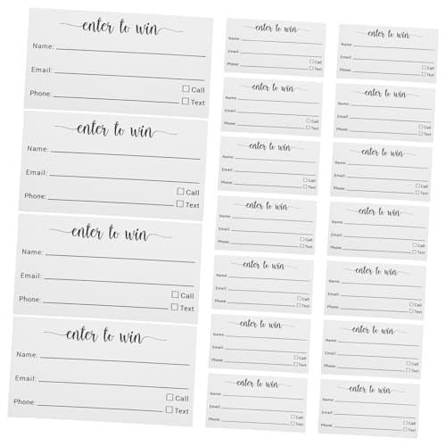 SEWACC 100 Stück Teiliges Blanko Raffle Tickets aus Karton Kleine Mehrzweck Teilnahmekarten für Partyspiele Abstimmungen und Gewinnspiele Einfache Beschriftung mit Stift für Events und SEWACC 100 Stück Teiliges Blanko Raffle Tickets aus Karton Kleine Mehrzweck Teilnahmekarten für Partyspiele Abstimmungen und Gewinnspiele Einfache Beschriftung mit Stift für Events und von SEWACC