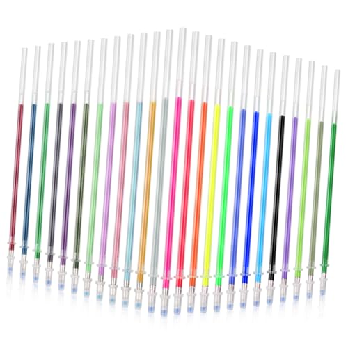 SEWACC 100 Stück Teiliges Bunte Gelstifte Nachfüllungen Kugelschreiber Mine für Standard Gelstifte Schulsachen Geeignet Glatte für Schreiben Zeichnen und Scrapbooking SEWACC 100 Stück Teiliges Bunte Gelstifte Nachfüllungen Kugelschreiber Mine für Standard Gelstifte Schulsachen Geeignet Glatte für Schreiben Zeichnen und Scrapbooking von SEWACC