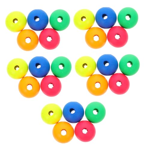SEWACC 100 Stück Teiliges Bunte Holzperlen mit Vielseitig für DIY Schmuck Armbänder Halsketten Farbenfrohe Holzperlen für Bastelprojekte Leichte Dekorative zum Auffädeln SEWACC 100 Stück Teiliges Bunte Holzperlen mit Vielseitig für DIY Schmuck Armbänder Halsketten Farbenfrohe Holzperlen für Bastelprojekte Leichte Dekorative zum Auffädeln von SEWACC