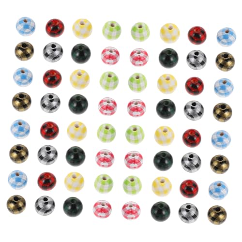 SEWACC 100 Stück Teiliges Bunte Holzperlen zum Auffädeln Lose DIY Spacer Perlen für Schmuckherstellung Armbänder Halsketten Handgefertigte Dekorationen Einfache Muster und Vielseitig SEWACC 100 Stück Teiliges Bunte Holzperlen zum Auffädeln Lose DIY Spacer Perlen für Schmuckherstellung Armbänder Halsketten Handgefertigte Dekorationen Einfache Muster und Vielseitig von SEWACC