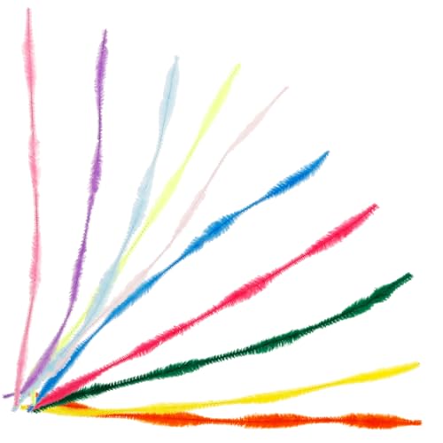 SEWACC 100 Stück Teiliges Chenille Stäbe Bastelset Weiche Bunte DIY Twisted Sticks Flexibel zum Formen Fördert Hand Auge Koordination für Bastelprojekte und Weihnachtsdeko SEWACC 100 Stück Teiliges Chenille Stäbe Bastelset Weiche Bunte DIY Twisted Sticks Flexibel zum Formen Fördert Hand Auge Koordination für Bastelprojekte und Weihnachtsdeko von SEWACC