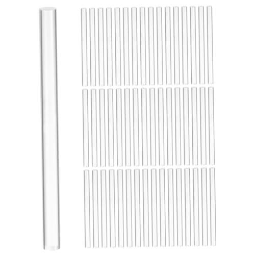 SEWACC 100 Stück Teiliges Hot Melt Klebesticks Hoher Klebeeffekt Transparente EVA Heißklebestäbe Sichere DIY Bastelkleber für Handwerk und Reparaturen von SEWACC
