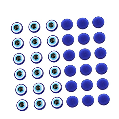 SEWACC 100 Stück Teufels Augenklappe Böses Auge Massenperlen Cabochon Reize Basteln Halskette Perlen-kit Farbig Googeln Herstellung Blau Dekorationen Kleine Perlen Wohnung Blue SEWACC 100 Stück Teufels Augenklappe Böses Auge Massenperlen Cabochon Reize Basteln Halskette Perlen-kit Farbig Googeln Herstellung Blau Dekorationen Kleine Perlen Wohnung Blue von SEWACC