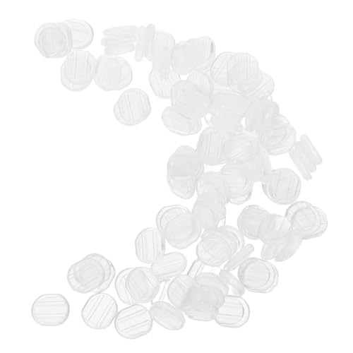 SEWACC 100 Stück Transparente Ohrclip Polster Komfortable Rutschfeste Ohrclipschutzpads Klare Schmerzfreie Ohrkissen für DIY Schmuck Wiederverwendbare Ohrclip Ersatzpolster von SEWACC