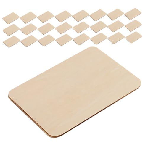 SEWACC 100 Stück Unbehandelte Holzplatten für Diy Projekte Quadratische Holzstücke für Malen und Zeichnen Präzise Geschnittene Holzplättchen SEWACC 100 Stück Unbehandelte Holzplatten für Diy Projekte Quadratische Holzstücke für Malen und Zeichnen Präzise Geschnittene Holzplättchen von SEWACC