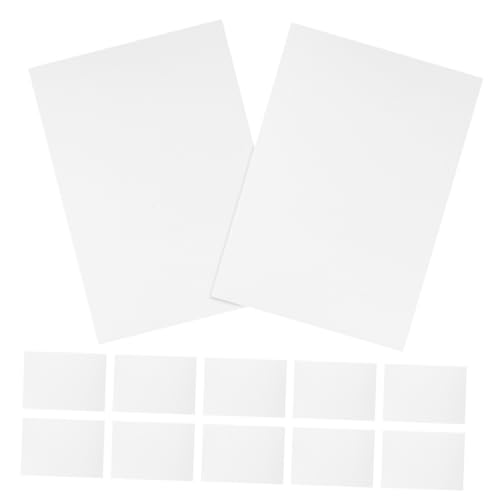 SEWACC 100 Stück Weiße Schaumstoff-druckplatten Set Dicke Kinderfreundliche Bastelplatten Reißfeste DIY Druckpapiere Für Schulprojekte Stempeln Scrapbooking Und Originelles Gestalten SEWACC 100 Stück Weiße Schaumstoff-druckplatten Set Dicke Kinderfreundliche Bastelplatten Reißfeste DIY Druckpapiere Für Schulprojekte Stempeln Scrapbooking Und Originelles Gestalten von SEWACC