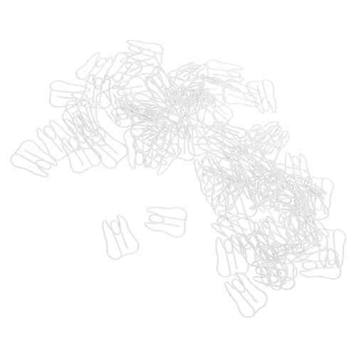 SEWACC 100 Stück Zahnförmige Dekorative Klammern Zum Organisieren Von Schulbüroklammern Dekorative Büroklammern von SEWACC