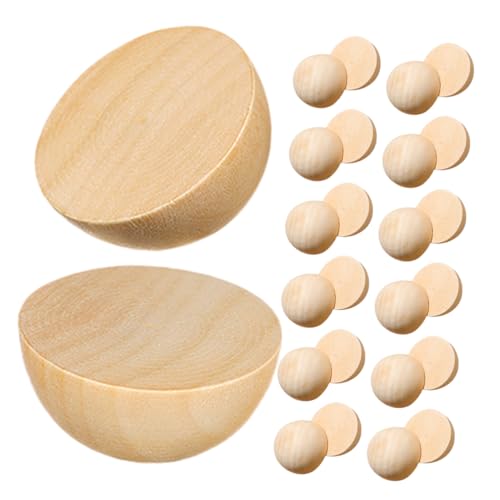 SEWACC 100 Stück halbe Holzkugel massive Holzkugeln Bastelkugeln aus Holz Holzhandwerksvorräte Bälle ornamenten Craft Mini Halbkugel halbrunde Holzkugeln Graffiti-Ball Lotusbaum Beige SEWACC 100 Stück halbe Holzkugel massive Holzkugeln Bastelkugeln aus Holz Holzhandwerksvorräte Bälle ornamenten Craft Mini Halbkugel halbrunde Holzkugeln Graffiti-Ball Lotusbaum Beige von SEWACC