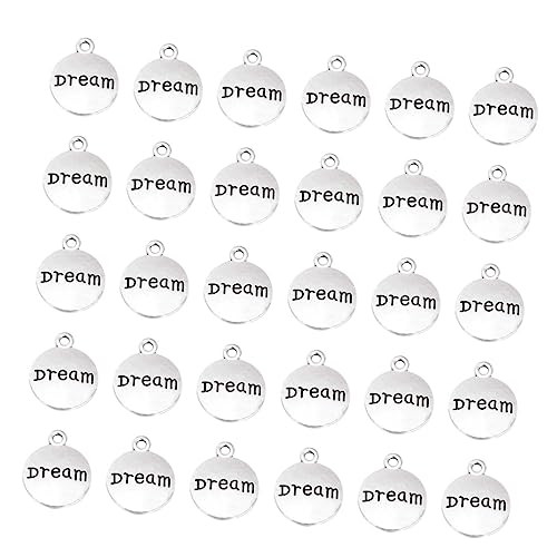 SEWACC 100-Teiliges Set DIY-Anhänger Anhänger zur Schmuckherstellung Anhänger aus Metall Anhänger aus Legierung Silver von SEWACC