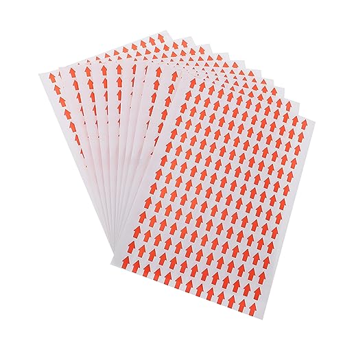 SEWACC 1000 Stück Aufkleber für Richtungsanzeige Selbstklebende Etiketten für Lager Schule Büro und für Markierte Bereiche und Einfache Anwendung von SEWACC