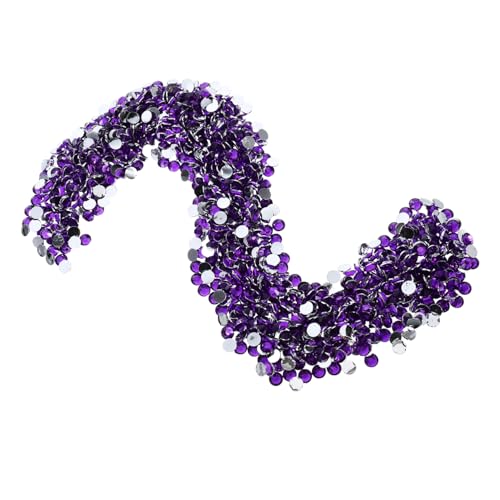 SEWACC 1000 Stück Resin Flatback Rhinestones Runde Strasssteine Tiefviolett Glänzende Schmucksteine für Nail Art Gesichtsdekoration Diy Hochzeit Kleidung Handyhüllen SEWACC 1000 Stück Resin Flatback Rhinestones Runde Strasssteine Tiefviolett Glänzende Schmucksteine für Nail Art Gesichtsdekoration Diy Hochzeit Kleidung Handyhüllen von SEWACC