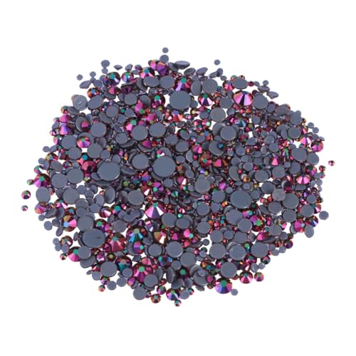 SEWACC 1000 Stück Teiliges Set Flache Kristallglas Perlen Mix für Schmuckbasteln DIY Langlebige Dekorative Halbperlen zum Auffädeln Geeignet für Halsketten Armbänder und SEWACC 1000 Stück Teiliges Set Flache Kristallglas Perlen Mix für Schmuckbasteln DIY Langlebige Dekorative Halbperlen zum Auffädeln Geeignet für Halsketten Armbänder und von SEWACC
