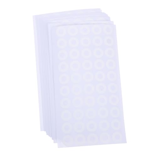 SEWACC 1000 Stück Weiße Runde Selbstklebende Lochverstärker Aufkleber PVC Papierloch Schutzlabels Für Büroordner Dokumente Verstärkung SEWACC 1000 Stück Weiße Runde Selbstklebende Lochverstärker Aufkleber PVC Papierloch Schutzlabels Für Büroordner Dokumente Verstärkung von SEWACC