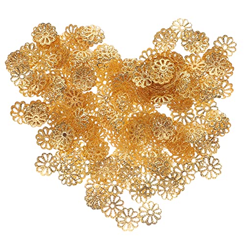SEWACC 1000Stücke Blumenförmige Perlenkappen für Schmuck DIY Hochwertige Spacer Beads zum Basteln von Armbändern Langlebig und Rostbeständig für Kreative Projekte von SEWACC