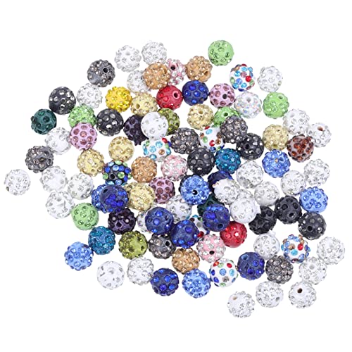 SEWACC 100Stücke Perlen Schmuckzubehör für DIY Armbänder und Bastelprojekte Vielseitige Perlen für Kreative Dekorationen von SEWACC