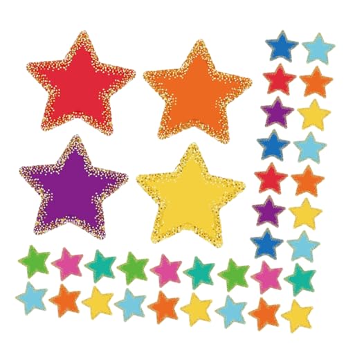 SEWACC 108 Blatt Stern Ausschnitte Karton mit Bunten Rändern für Diy Bastelprojekte und Pinnwand Dekoration für Lehrer und Schüler SEWACC 108 Blatt Stern Ausschnitte Karton mit Bunten Rändern für Diy Bastelprojekte und Pinnwand Dekoration für Lehrer und Schüler von SEWACC