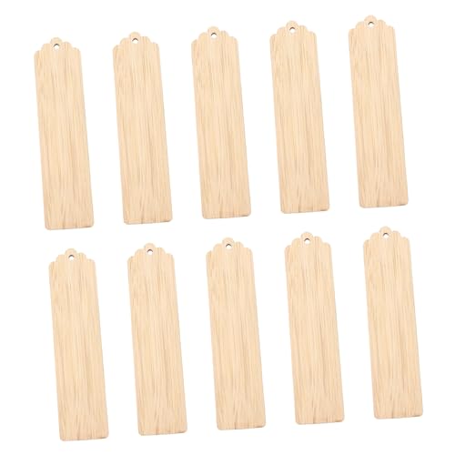 SEWACC 10Stücke DIY Lesezeichen Holz Unvollendete Hängeetiketten Blanko zum Basteln für Kreative Party Dekoration und für Leser und Schüler SEWACC 10Stücke DIY Lesezeichen Holz Unvollendete Hängeetiketten Blanko zum Basteln für Kreative Party Dekoration und für Leser und Schüler von SEWACC