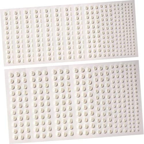 SEWACC 12 Blatt Klebe Perlen Gesichtsedelsteine für Frauen und Mädchen Hautfreundliche Selbstklebende Schmucksteine für Gesicht Nägel und Körperkunst Temporäre Rückstandsfreie Dekoration von SEWACC