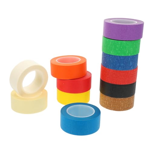 SEWACC 12 Rollen Farbige Maler klebebänder PVC Masking Tapes mit Starker Haftung und Hoher Reißfestigkeit Vielseitig für DIY Kunst Dekoration und Renovierung Geeignet SEWACC 12 Rollen Farbige Maler klebebänder PVC Masking Tapes mit Starker Haftung und Hoher Reißfestigkeit Vielseitig für DIY Kunst Dekoration und Renovierung Geeignet von SEWACC