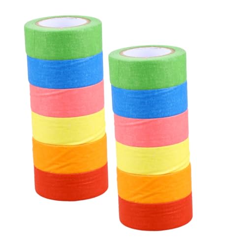 SEWACC 12 Rollen Farbiges Maler Klebeband aus Hochwertigem Maskierpapier Einseitig Klebend Rückstandsfrei Entfernbar Vielseitig für DIY Basteln und Malerarbeiten Geeignet SEWACC 12 Rollen Farbiges Maler Klebeband aus Hochwertigem Maskierpapier Einseitig Klebend Rückstandsfrei Entfernbar Vielseitig für DIY Basteln und Malerarbeiten Geeignet von SEWACC