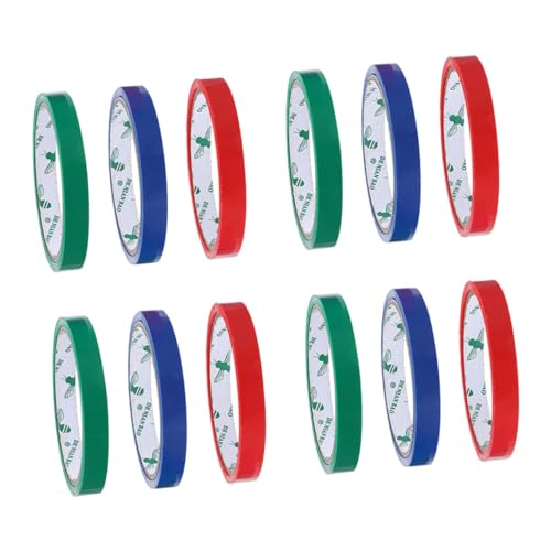 SEWACC 12 Rollen Verpackungsband Pet Klebeband für Beutelverschlussmaschine Farbiges Obst Gemüse Bindeband mit Starker Haftung Langlebig und Reißfest Geeignet für Supermarkt und SEWACC 12 Rollen Verpackungsband Pet Klebeband für Beutelverschlussmaschine Farbiges Obst Gemüse Bindeband mit Starker Haftung Langlebig und Reißfest Geeignet für Supermarkt und von SEWACC