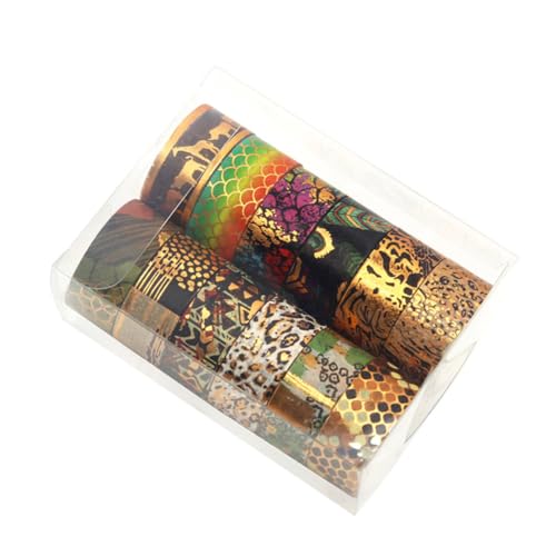SEWACC 12 Rollen Washi Tape Breit mit Bunten Tiermotiven Dekoratives Klebeband für DIY Basteln Scrapbooking Geschenkverpackung und Journal Gestaltung Einfach Ablösbar ohne Rückstände SEWACC 12 Rollen Washi Tape Breit mit Bunten Tiermotiven Dekoratives Klebeband für DIY Basteln Scrapbooking Geschenkverpackung und Journal Gestaltung Einfach Ablösbar ohne Rückstände von SEWACC