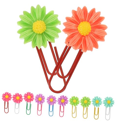 SEWACC 12 Stck Teiliges Kleine Dekorative Büroklammern mit Blumenmotiv Goldfarben Galvanisiert Vielseitig als Lesezeichen Notizhalter Geeignet für Schule Büro und Zuhause SEWACC 12 Stck Teiliges Kleine Dekorative Büroklammern mit Blumenmotiv Goldfarben Galvanisiert Vielseitig als Lesezeichen Notizhalter Geeignet für Schule Büro und Zuhause von SEWACC