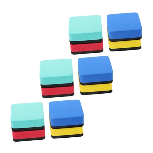 SEWACC 12 Stck Teiliges Magnetisches Whiteboard Tafellöscher aus EVA Leicht Trockene Reinigung für Büro Schule Lehrer Vielseitig Tragbar Waschbar Farbig Rot Gelb Blau Grün SEWACC 12 Stck Teiliges Magnetisches Whiteboard Tafellöscher aus EVA Leicht Trockene Reinigung für Büro Schule Lehrer Vielseitig Tragbar Waschbar Farbig Rot Gelb Blau Grün von SEWACC