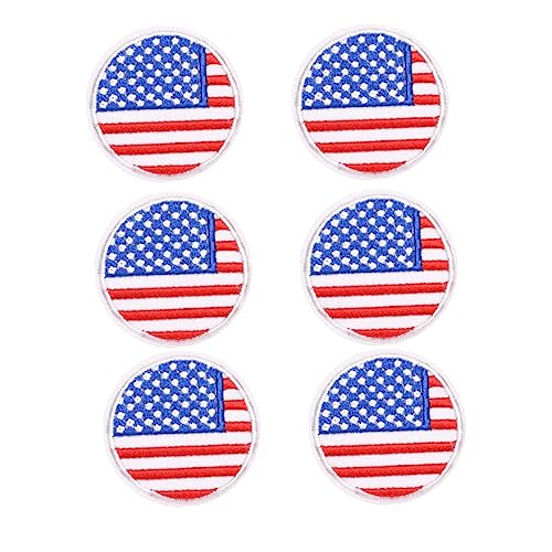SEWACC 12 Stück Aufkleber Mit Nationalflaggen Flicken Für Kleidung Hüte Flaggenpatches Benutzerdefinierte Patches Etikett Runden Kreis Flecken Sticken Denim Nähen Flaggenstoffaufkleber von SEWACC