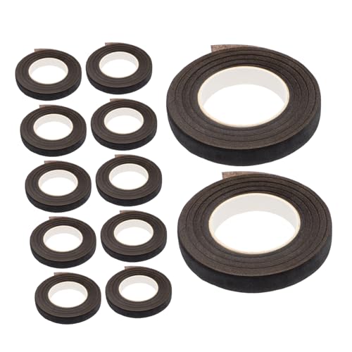 SEWACC 12 Stück Blumenkapital Wickelband handgemachtes Blumenband blumengestecke liefert Klebeband Blumenverpackung Blumenbänder Pflanzenband Blumenstrauß wickeln Papier Kaffee von SEWACC