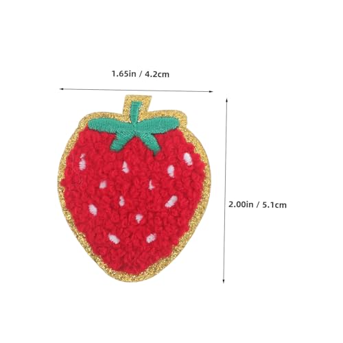 SEWACC 12 Stück Erdbeer Stickerei Aufnäher zum Aufbügeln Dekorative Applikationen für Kleidung Taschen Hüte Jacken Jeans und Rucksäcke Robust und Waschbar SEWACC 12 Stück Erdbeer Stickerei Aufnäher zum Aufbügeln Dekorative Applikationen für Kleidung Taschen Hüte Jacken Jeans und Rucksäcke Robust und Waschbar von SEWACC
