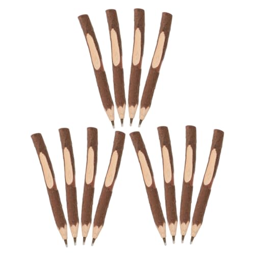 SEWACC 12 Stück Handgefertigte Holz Kugelschreiber Schwarze Rustikales Design für Bürobedarf Schreiben und Journaling Leicht und Tragbar für SEWACC 12 Stück Handgefertigte Holz Kugelschreiber Schwarze Rustikales Design für Bürobedarf Schreiben und Journaling Leicht und Tragbar für von SEWACC